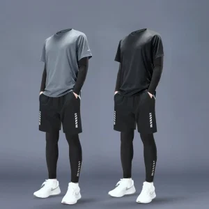 4-Piece Set Men's Training Outfit