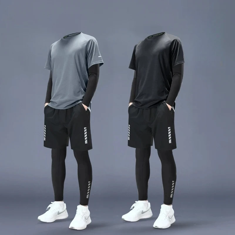 4-Piece Set Men's Training Outfit - Image 1