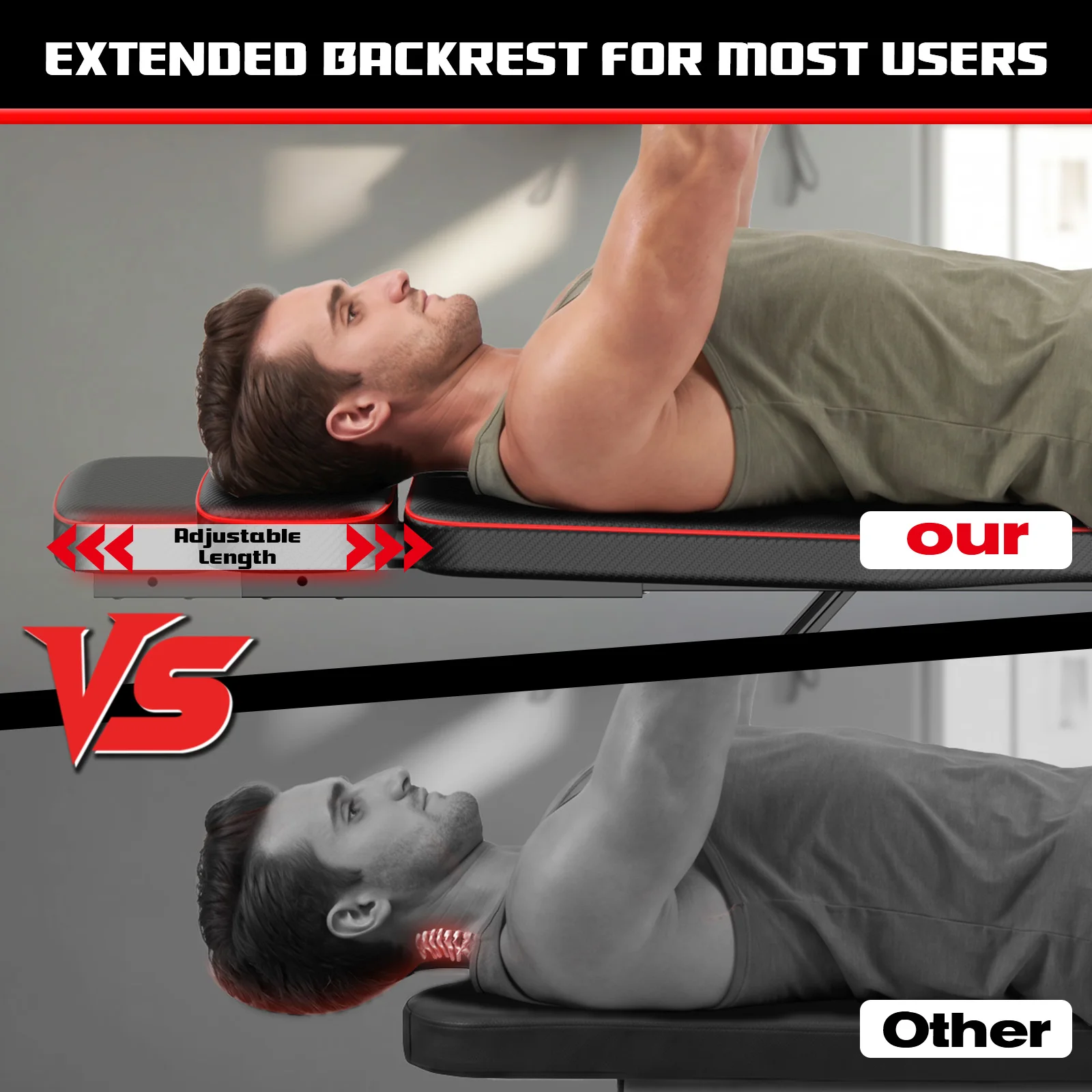 Multifunctional Foldable Fitness Bench - Image 4
