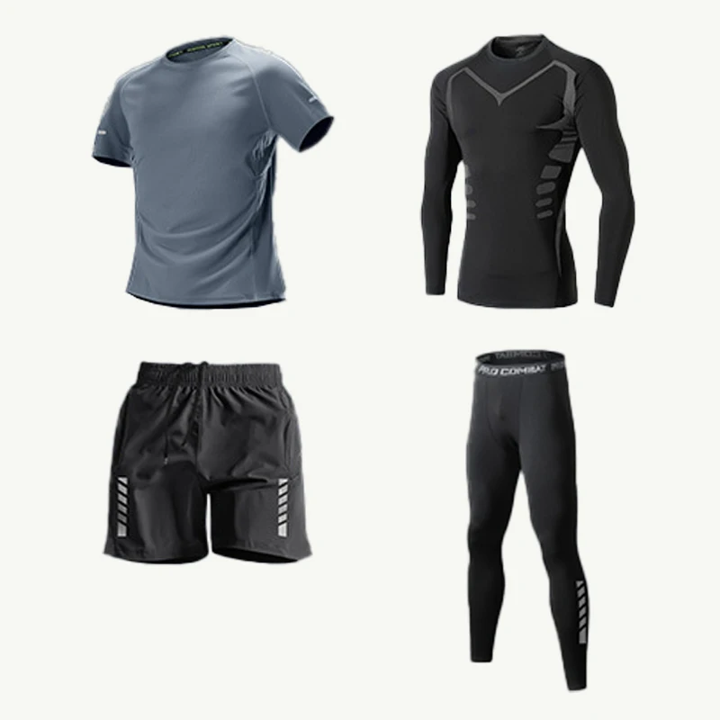 4-Piece Set Men's Training Outfit - Image 3