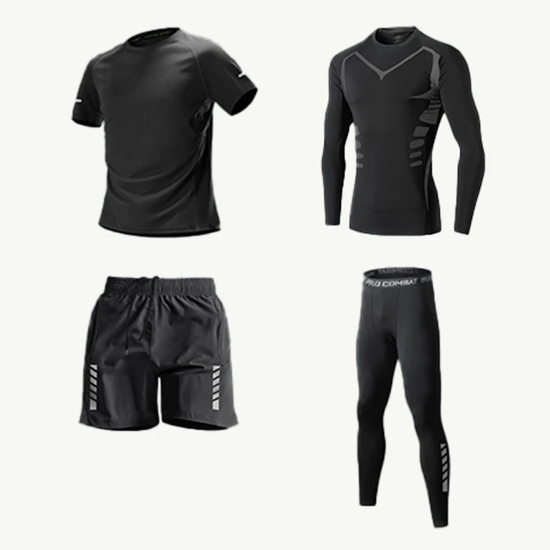 4-Piece Set Men's Training Outfit - Image 2