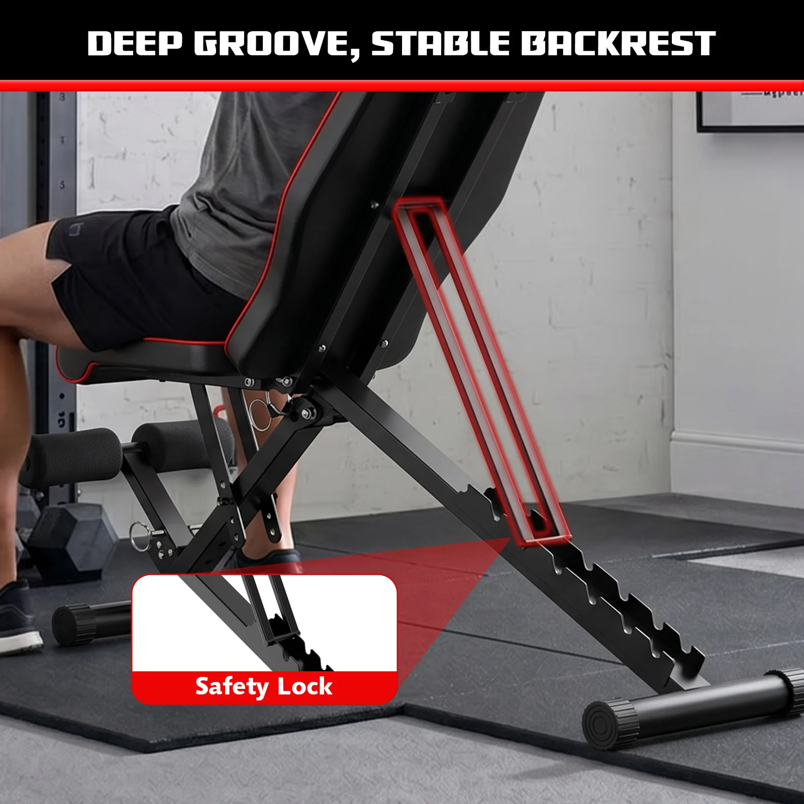 Multifunctional Foldable Fitness Bench - Image 6