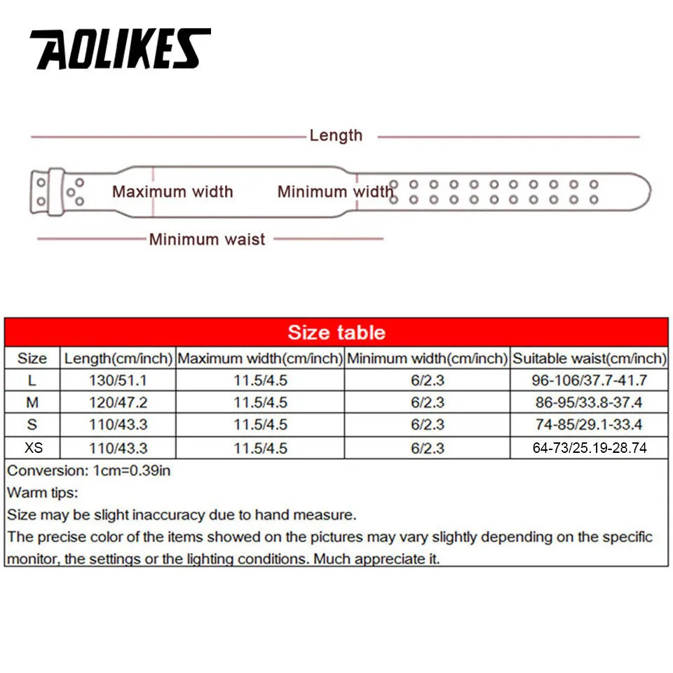 AOLIKES New Wide Fitness Belt - Image 6