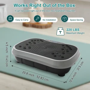 Vibration Plate Exercise Machine - Thumbnail Image 2