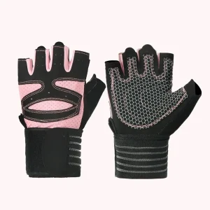 Wristband Support Weightlifting Gloves - Thumbnail Image 7