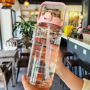 2L Water Bottle Portable Straw - Thumbnail Image 4