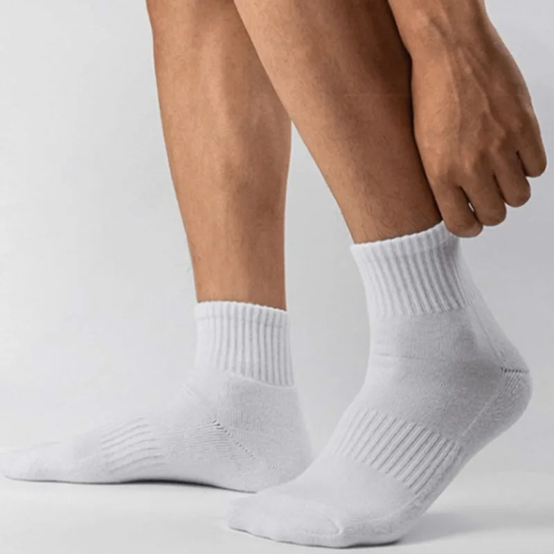 10/20 Pairs Neutral Solid Neck Socks - Image 2