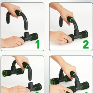 1pair Fitness Push Up Bars - Thumbnail Image 4