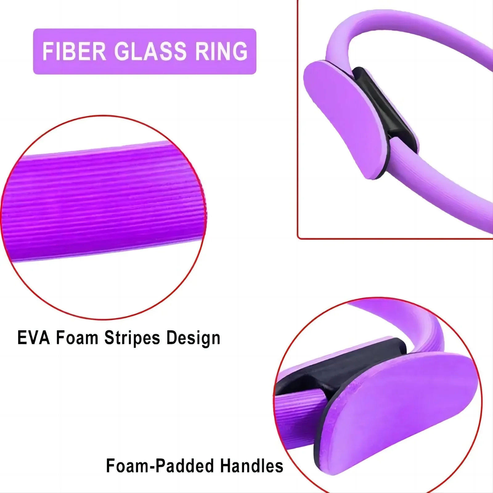 5-Piece Set of Fitness Circular Training Rings - Image 5
