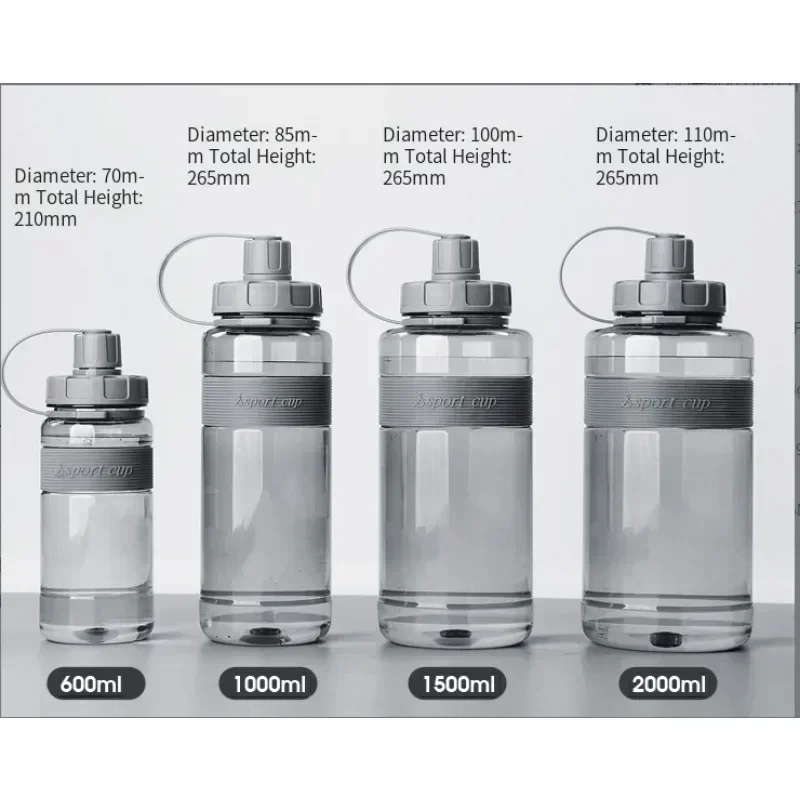 2 Liter Big Water Bottle With Straw - Image 3