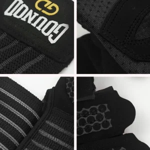 Wristband Support Weightlifting Gloves - Thumbnail Image 5
