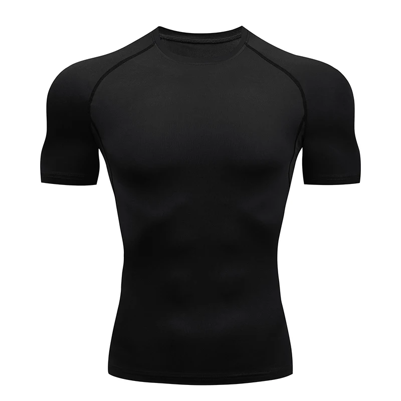 Tight Men Sport T-shirt Quick Dry Bodybuilding Running Shirt Short Sleeve Compression Top Gym T Shirt Men Fitness Rashgard - Image 14