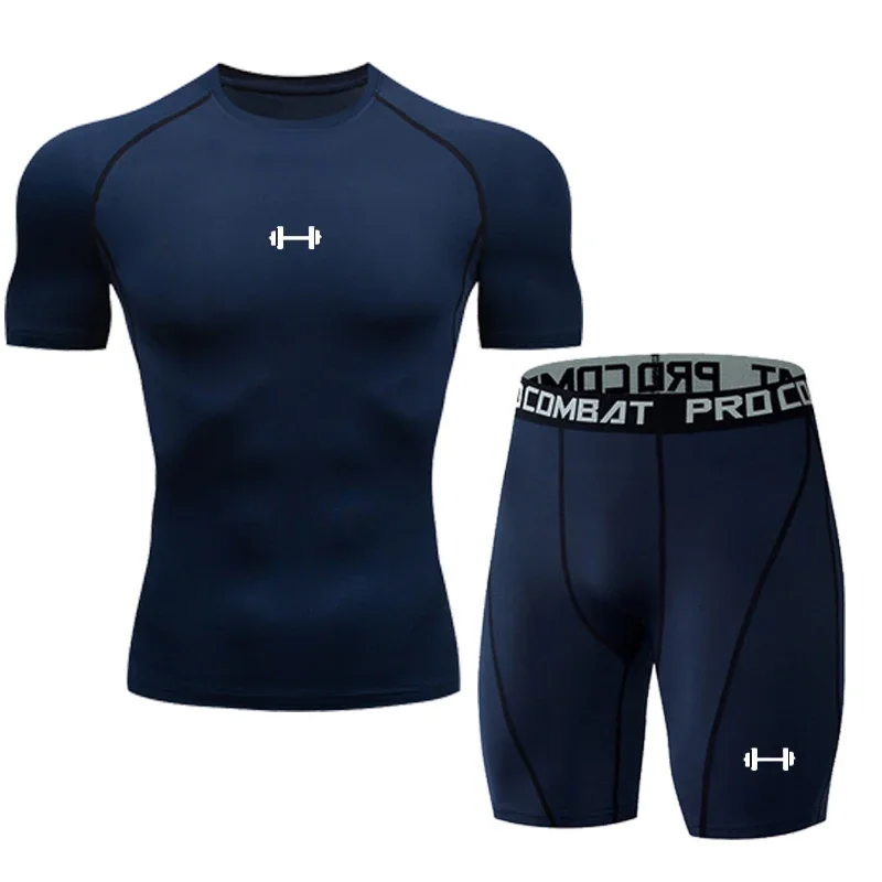 2pcs Men Compression Sportswear Suit - Image 5