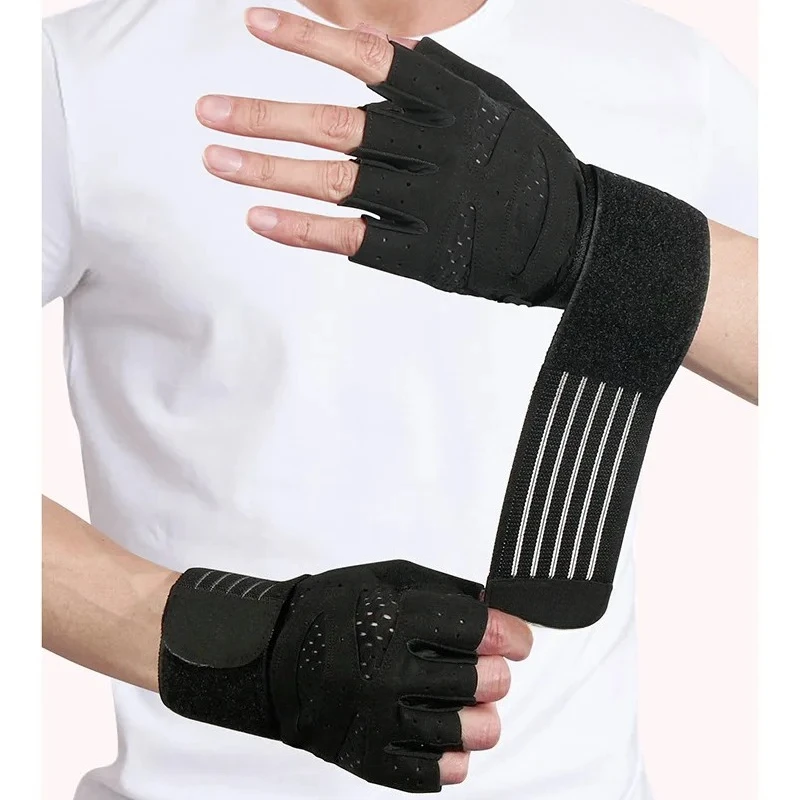 Wristband Support Weightlifting Gloves - Image 4