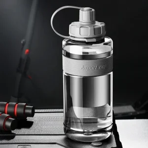 2 Liter Big Water Bottle With Straw - Thumbnail Image 6