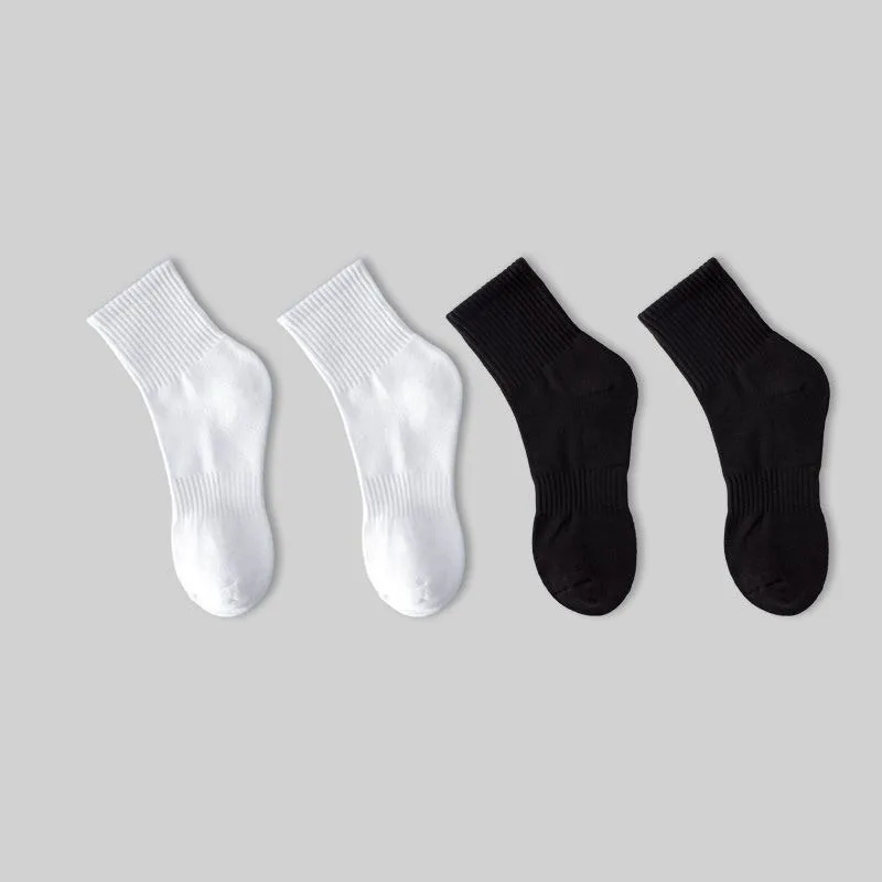 10/20 Pairs Neutral Solid Neck Socks - Image 6