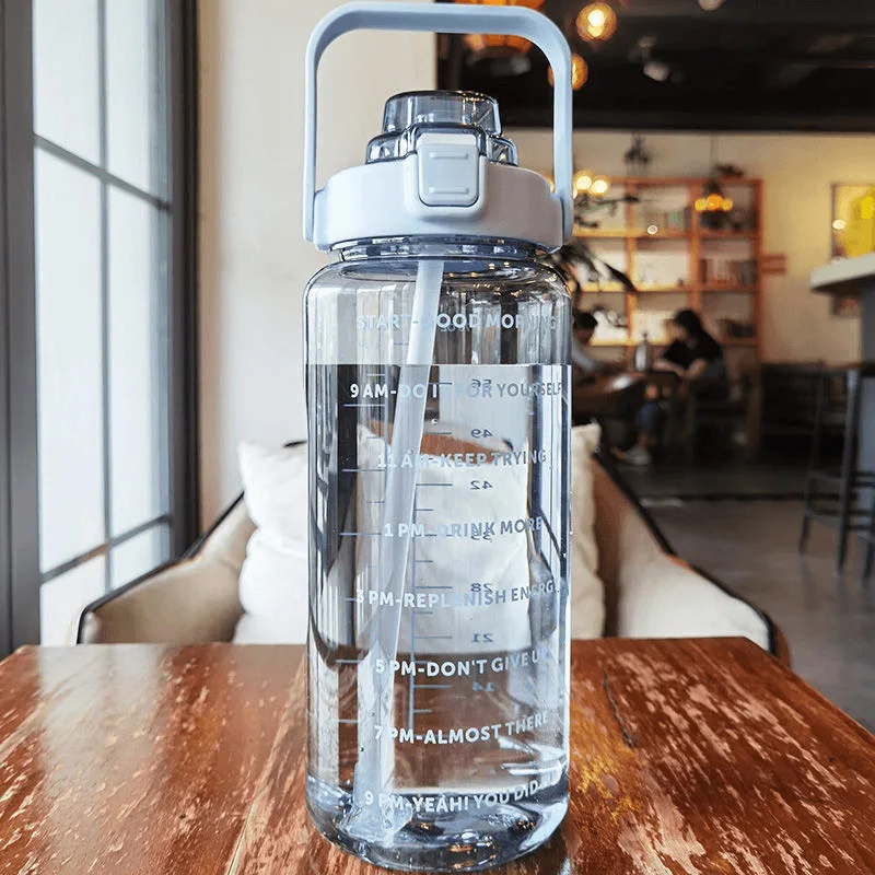 2L Water Bottle Portable Straw - Image 10