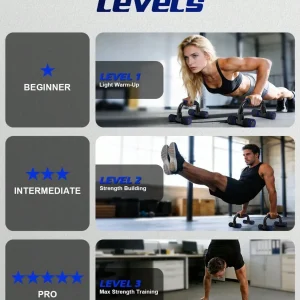 1pair Fitness Push Up Bars - Thumbnail Image 6