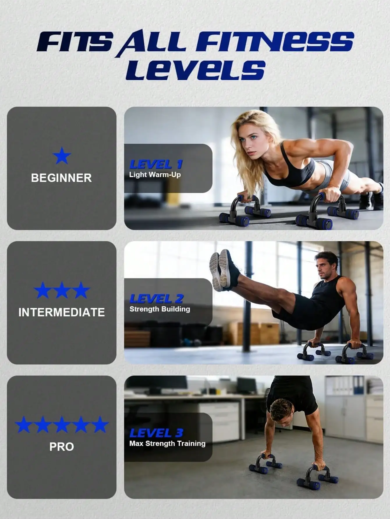 1pair Fitness Push Up Bars - Image 6