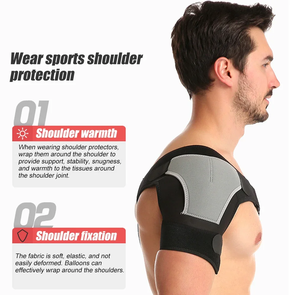 1 Pcs Compression Sleeve Wrap Shoulder Brace - Image 4