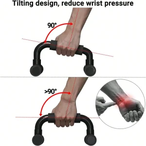 1pair Fitness Push Up Bars - Thumbnail Image 3
