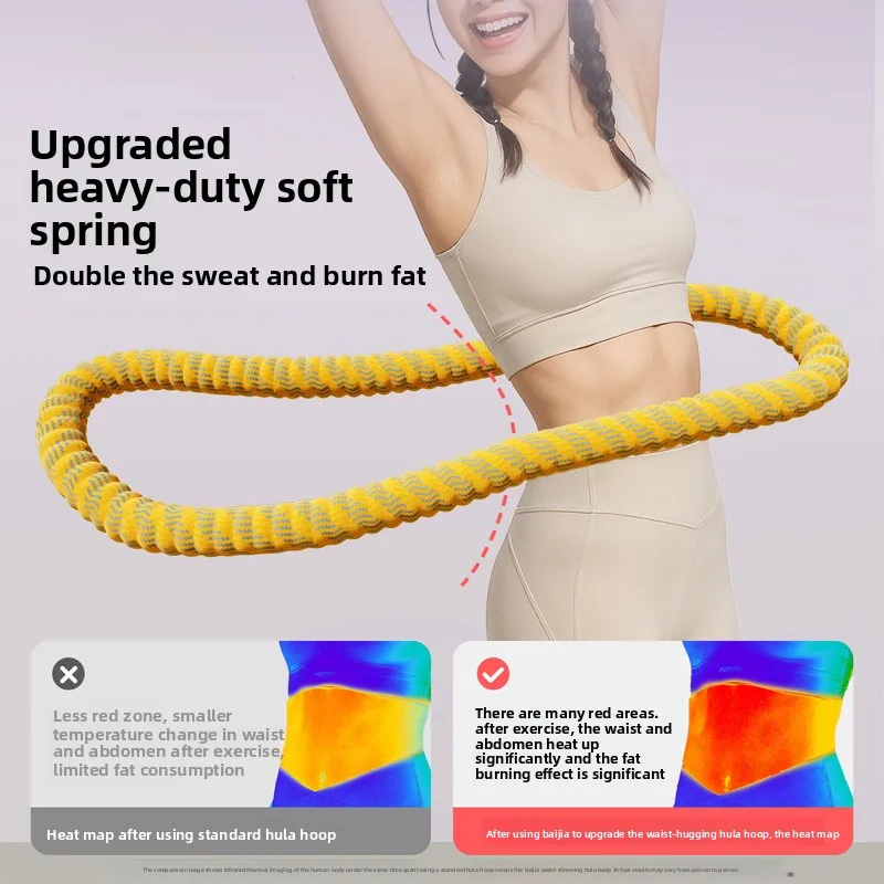 Soft Fitness Hula Hoop - Image 2
