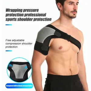 1 Pcs Compression Sleeve Wrap Shoulder Brace - Thumbnail Image 2