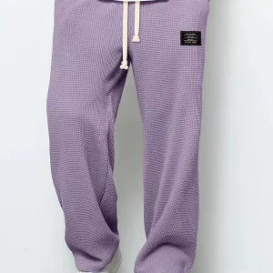 Men's Retro Waffle Solid Sweatpants - Thumbnail Image 10