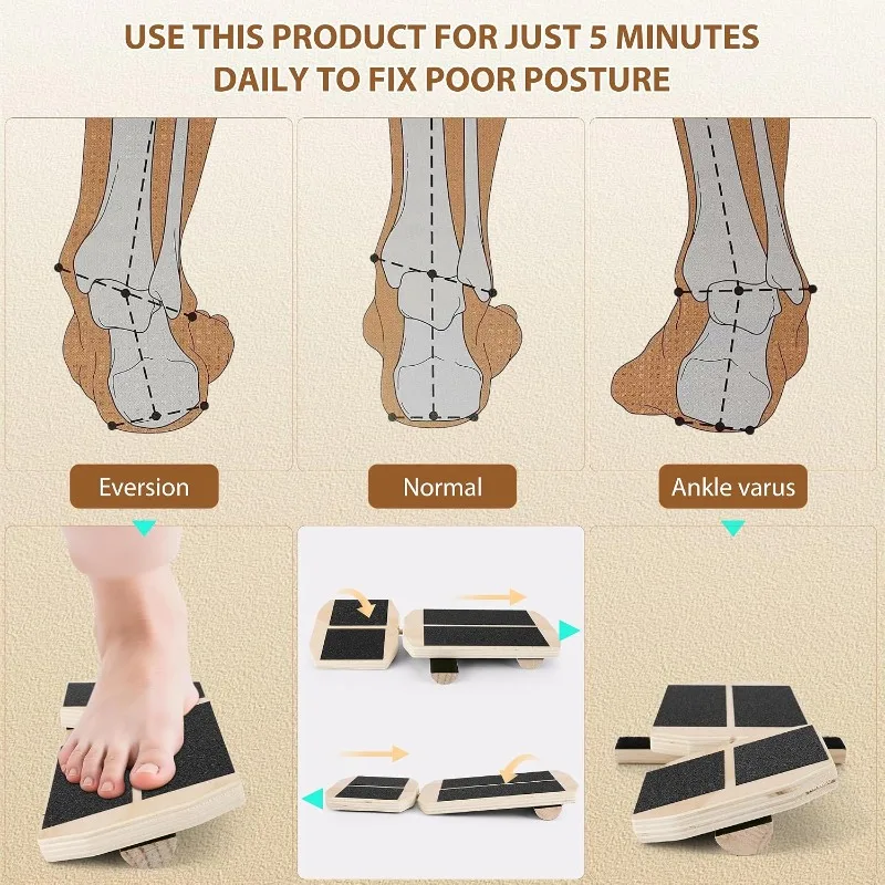 Wooden Ankle Balance Board - Image 4