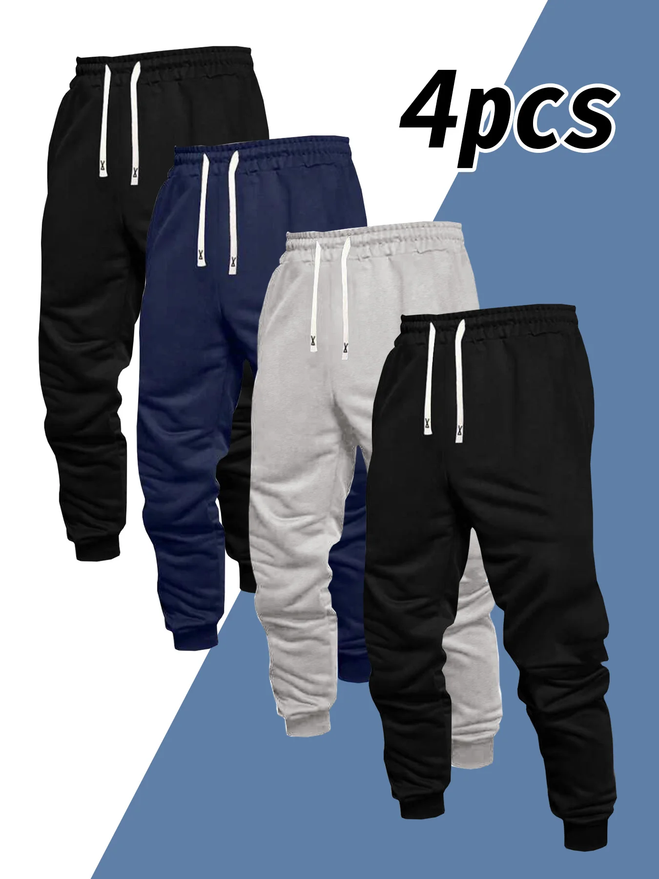 Men's 4-Piece Jogging Pants - Image 6