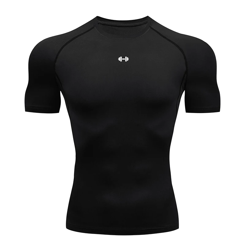 Tight Men Sport T-shirt Quick Dry Bodybuilding Running Shirt Short Sleeve Compression Top Gym T Shirt Men Fitness Rashgard - Image 15