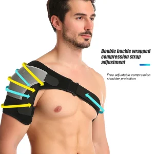 1 Pcs Compression Sleeve Wrap Shoulder Brace - Thumbnail Image 3