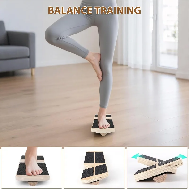 Wooden Ankle Balance Board - Image 3