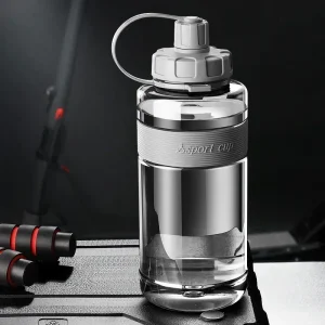 2 Liter Big Water Bottle With Straw - Thumbnail Image 7