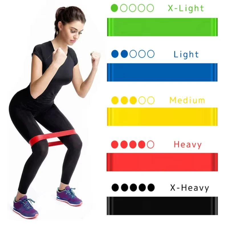 Fitness Elastic Resistance Bands Home Training Yoga Sport Resistance Bands Stretching Pilates Workout Gym Equipment Stretching - Image 2